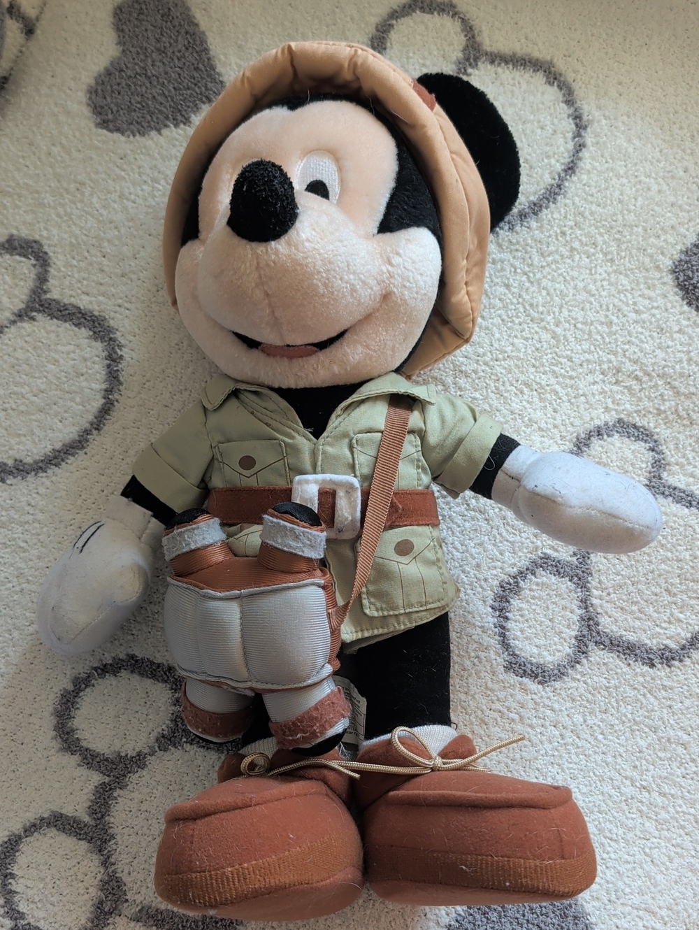 Mickey Mouse Explorer Plush in Tan Jacket and Brown Boots